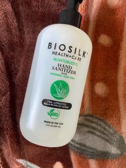 Biosilk hand sanitizer