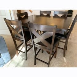 7 Piece Counter Height Dinning Set