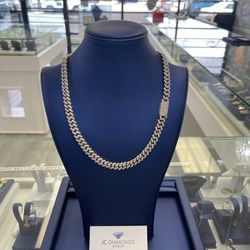 Chain Cubanlink 11,5 Mm By 21  Inch Diamonds 