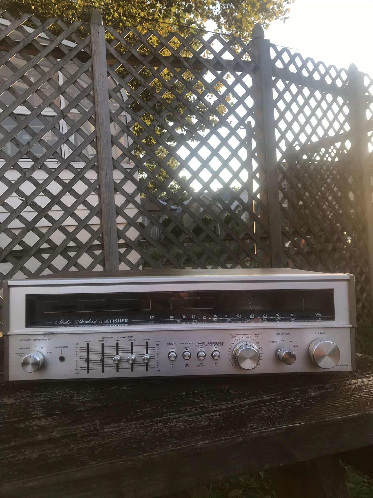 Vintage Fisher Stereo Silverface Receiver