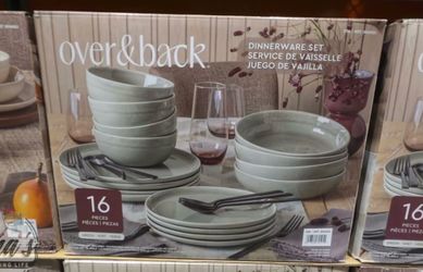 Over & Back 16-piece Dinnerware Set