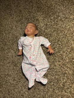 Realistic Baby Doll, Vinyl And Cloth Body