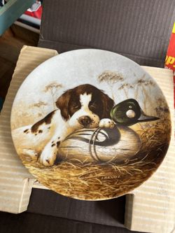 Edwin Knowles “Dog Tired” Plate
