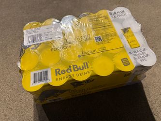 Red Bull The Yellow Edition Tropical Energy Drink, 8.4 Fl. Oz., 24 Cans/Carton