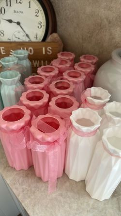 Plastic vases