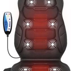 Back Massager with Heat, Vibration Massage Seat Cushion #5
