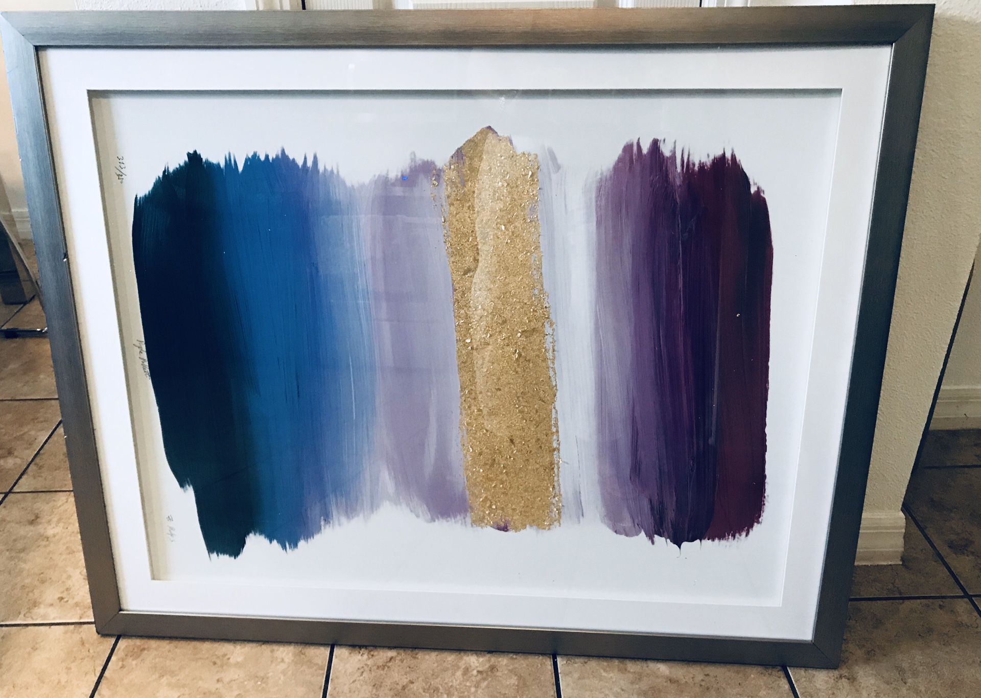 Beautiful framed abstract art