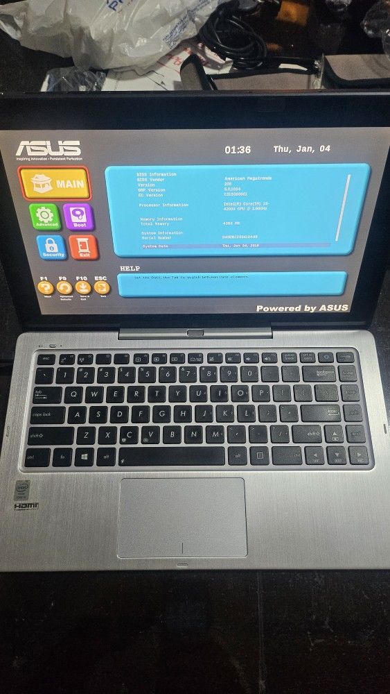Asus Transformer Book T300LA 4GB Ram