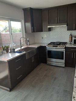 Kitchen cabinets