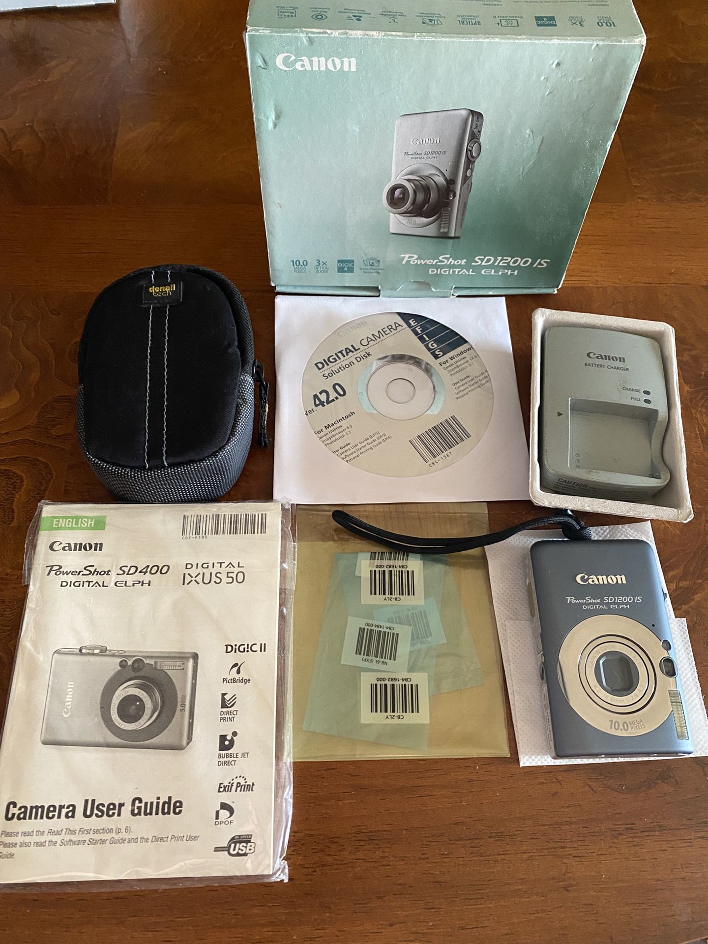 CANON PowerShot SD1200 IS Blue Digital Camera ELPH