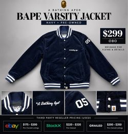 BAPE VARSITY JACKET “exclusive # 5”