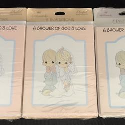 Precious Moments Hallmark Bridal Invitations “A Shower of God’s Love”