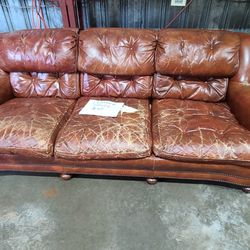 Vintage Leather Couch