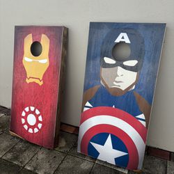 Corn Hope Boards - Marvel - Captain America, Iron Man