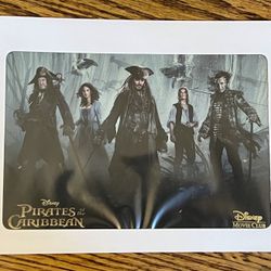 Disney Movie Club Pirates of the Carribean: Dead Men Tell No Tales collectible lithograph brand new 