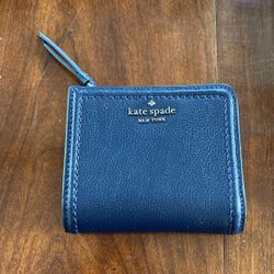 kate spade navy blue wallet