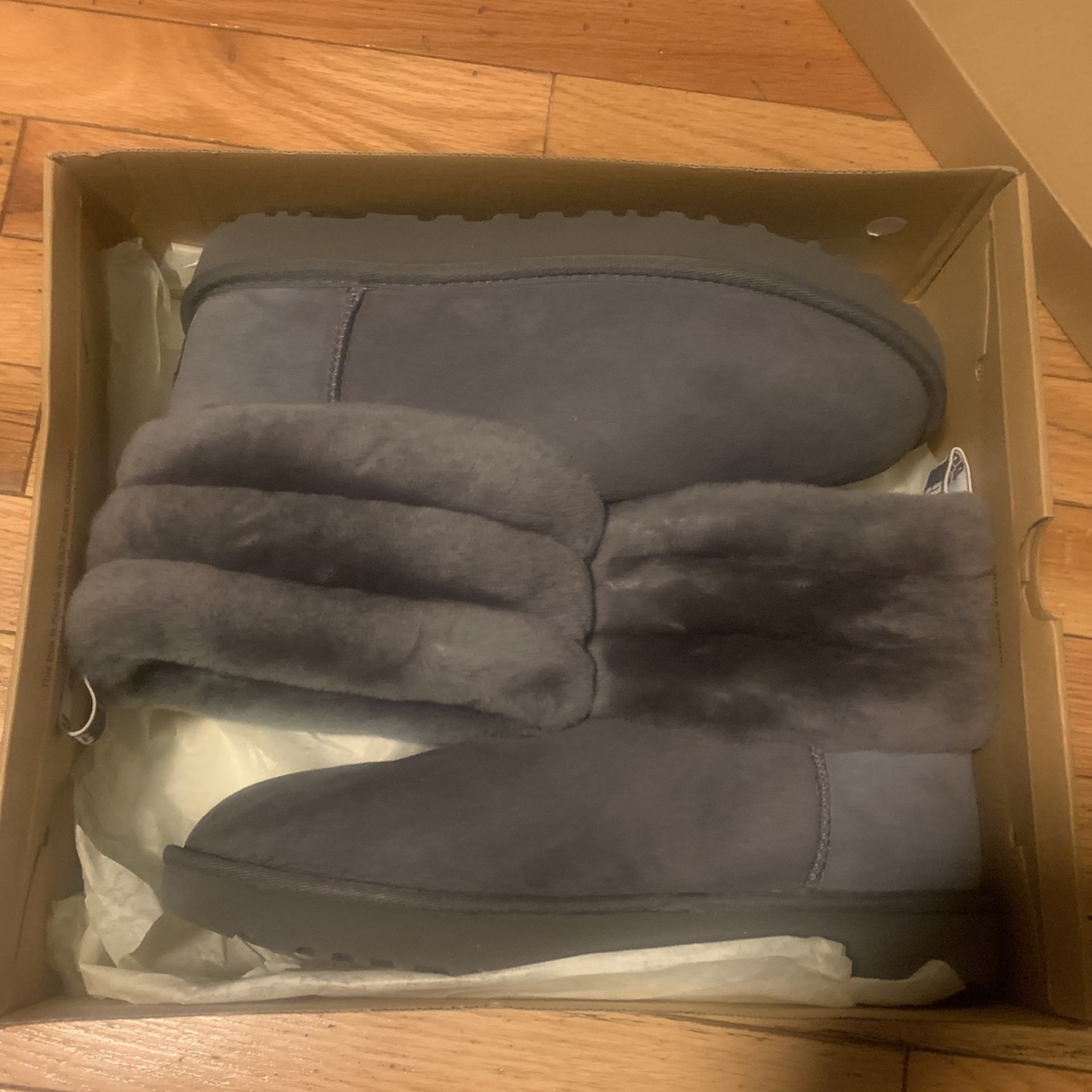 New Grey Ugg boots size 10