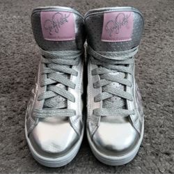 Baby Phat Glitter Cat High Tops Women's Shoes 