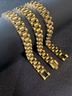 Gold Plated Rolex Necklace