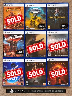 PS5 & PS4 Games – Great Condition – Bundle Deals