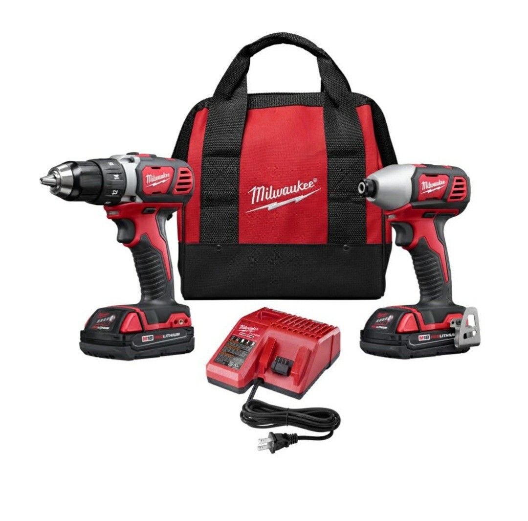 Milwaukee 2691-22 m18 compact 2 tool combo kit brand new