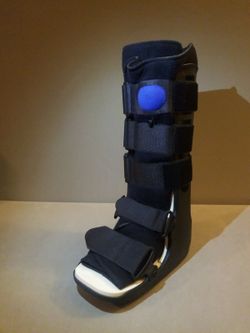 Size Small Walking Boot. Adjustable Cam Walker With Air Pump.