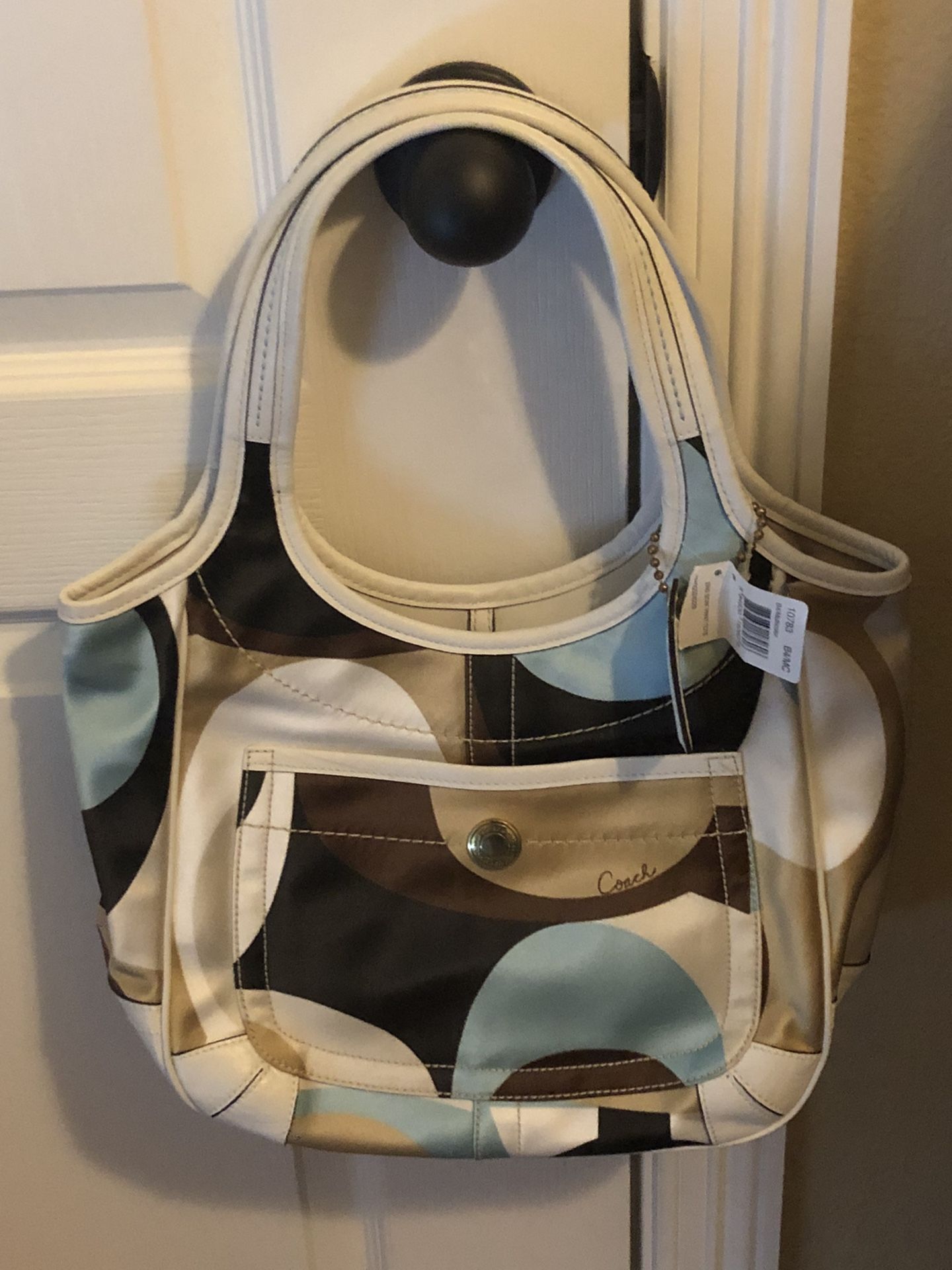 Coach Scarf Print Tote