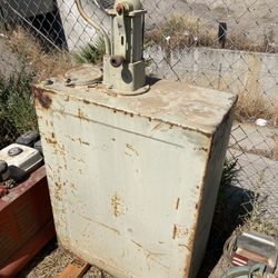 Vintage Oil Storage Container