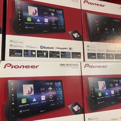 Pioneer DMH-W3000NEX 6.8" Double Din Multimedia Digital Media Receiver, Wireless Apple CarPlay and Android Auto, Bluetooth, Backup Camera Compatible, 