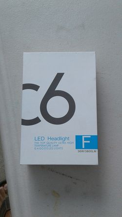 C6 LED HEADLIGHT #9005/HB3 COLOR BLANCOS 6000K NUEVOS EN SU CAJA TENGO DE TODO TIPO DE MEDIDAS NÚMEROS Y LETRAS
