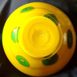 Vintage Glass Fruit Bowl 