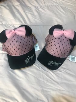 Pink Minnie Mouse hats