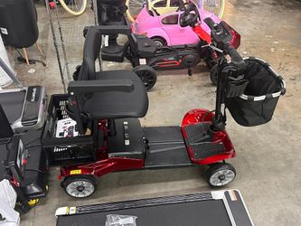 Mobility Scooter for Adults & Seniors with Removable Battery, Cruise & Airport Approved, Foldable Motorized Scooters with Dual Basket, Phone & Cup Hol