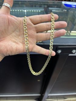 14k mariner solid chain 24ā 48.7g