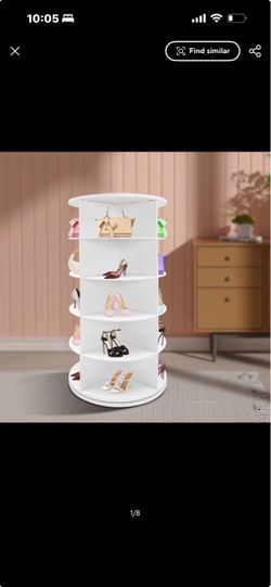Rotating shoe rack