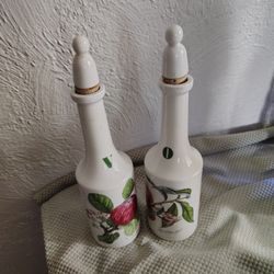 Vintage Portmerion Oil And Vinegar Dispenser. Porcelain