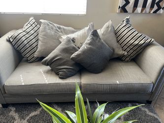 Couch and Loveseat -Light Gray