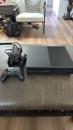 Xbox One Console with Controller and Power Brick