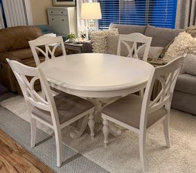White Dining Set