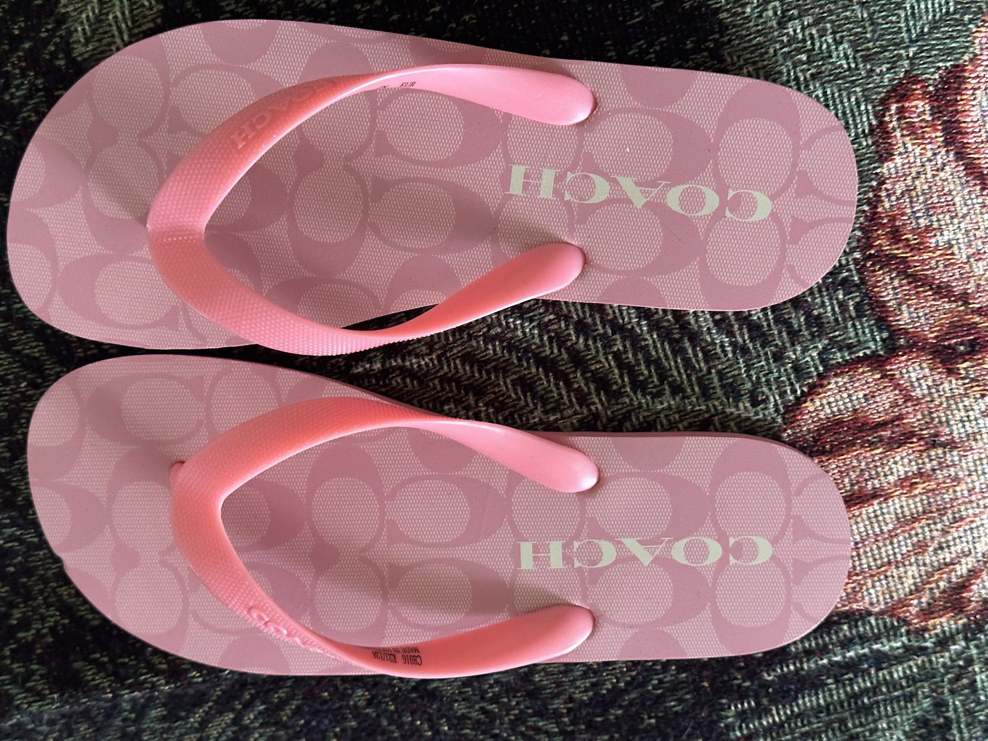 COACH flip flops - Women’s size 8