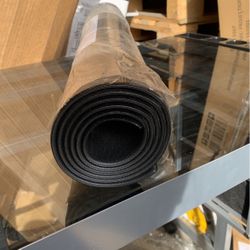 8FT x 3FT Exercise Equipment Mat Gym Bike Floor Protector Treadmill Mat PVC