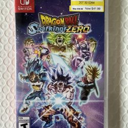 NINTENDO SWITCH DRAGON BALL SPARKING ZERO BRAND NEW VIDEO GAME FACTORY SEALED