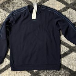 New Blue Men’s Adidas Sweater Large 