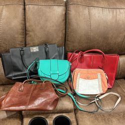 5 Designer Bags Some New, Some Fair-Great Steal Of A Deal!