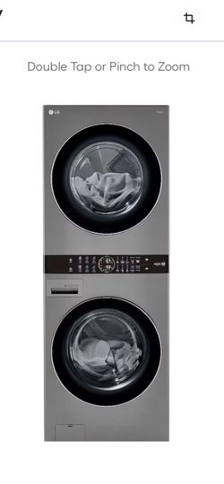LG stackable washer dryer Gas