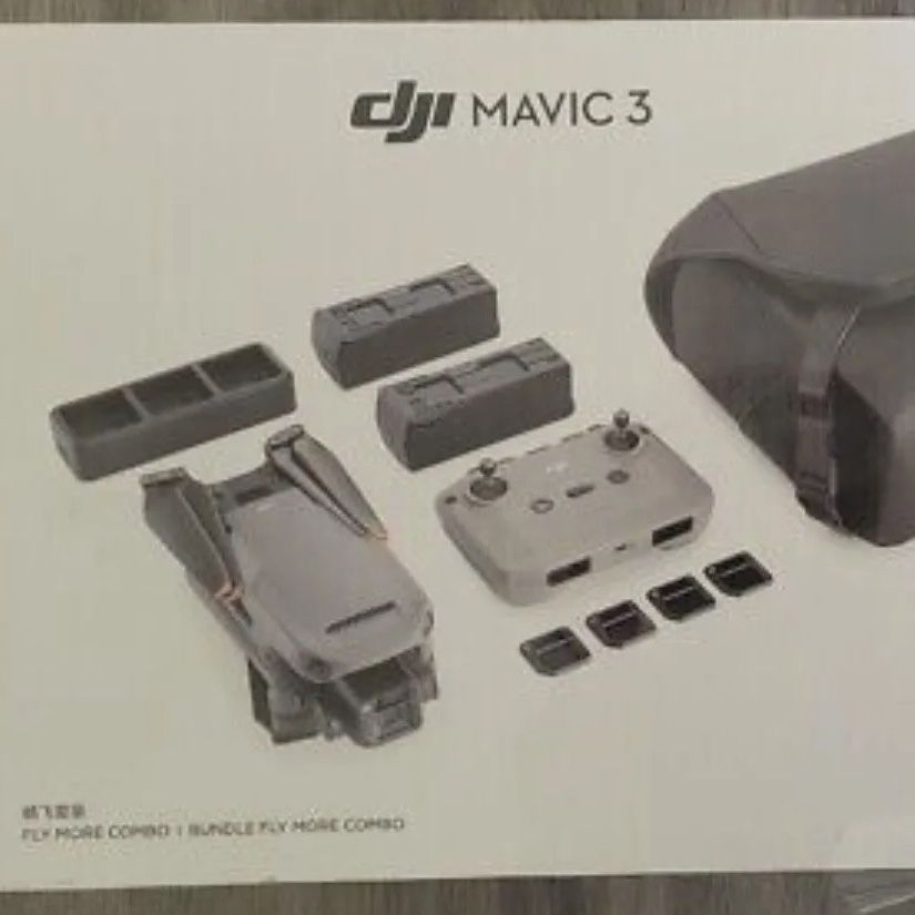 Dji Mavic 3 Pro Fly More Combo Drone And RC Remote Control Built In Screen