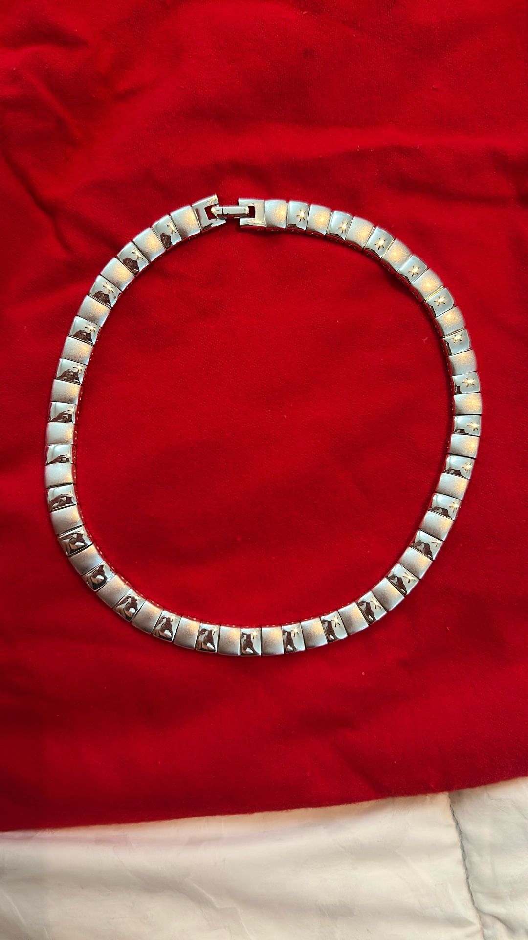 Vintage Silver Choker Style Necklace