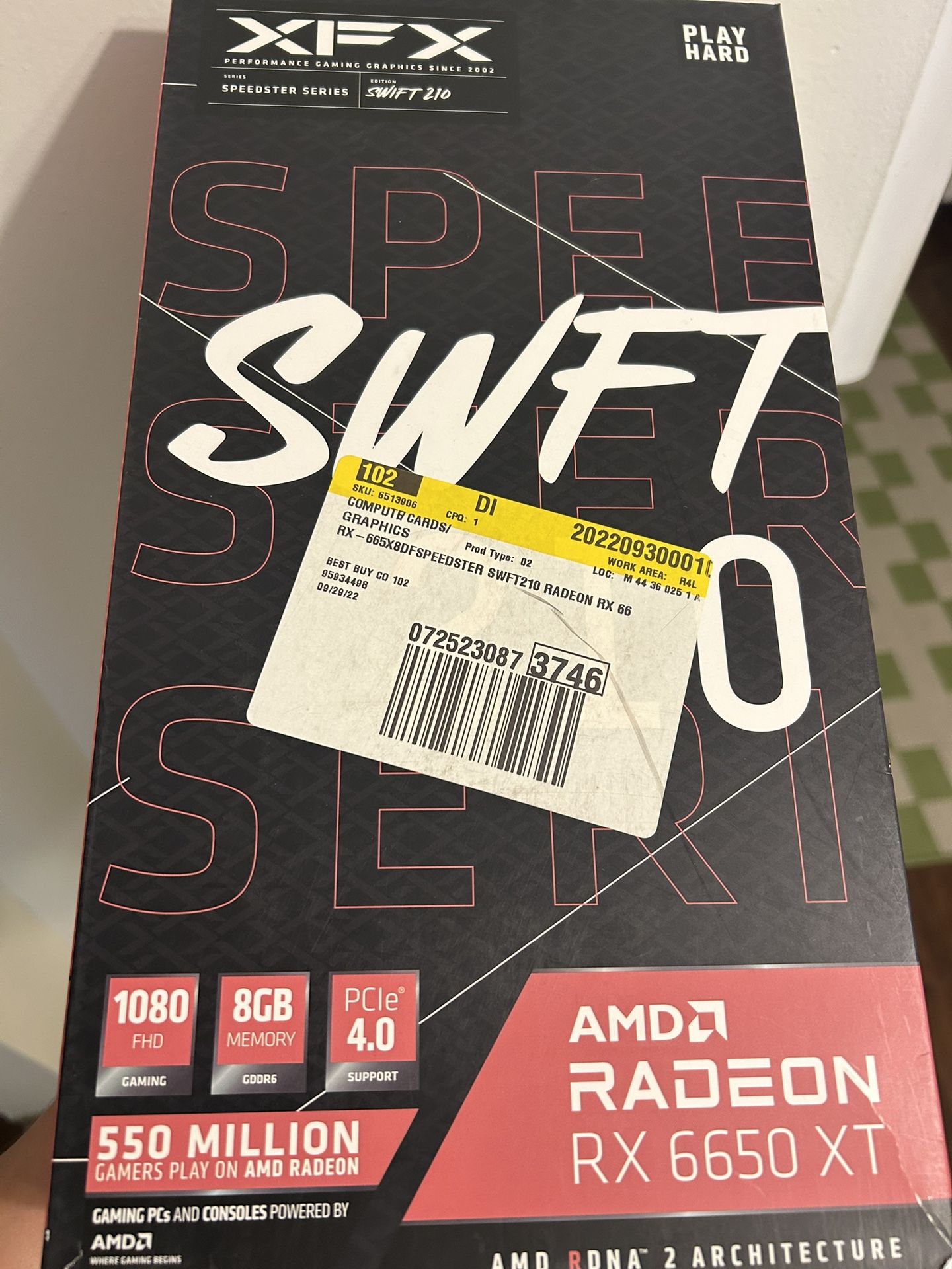 Radeon 6650XT GPU