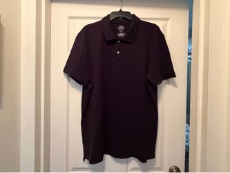 Mens Black Polo shirt by St. John’s Bay (Size XL)
