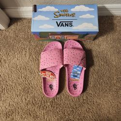 VANS SIMPSONS SLIDES SIZE 11